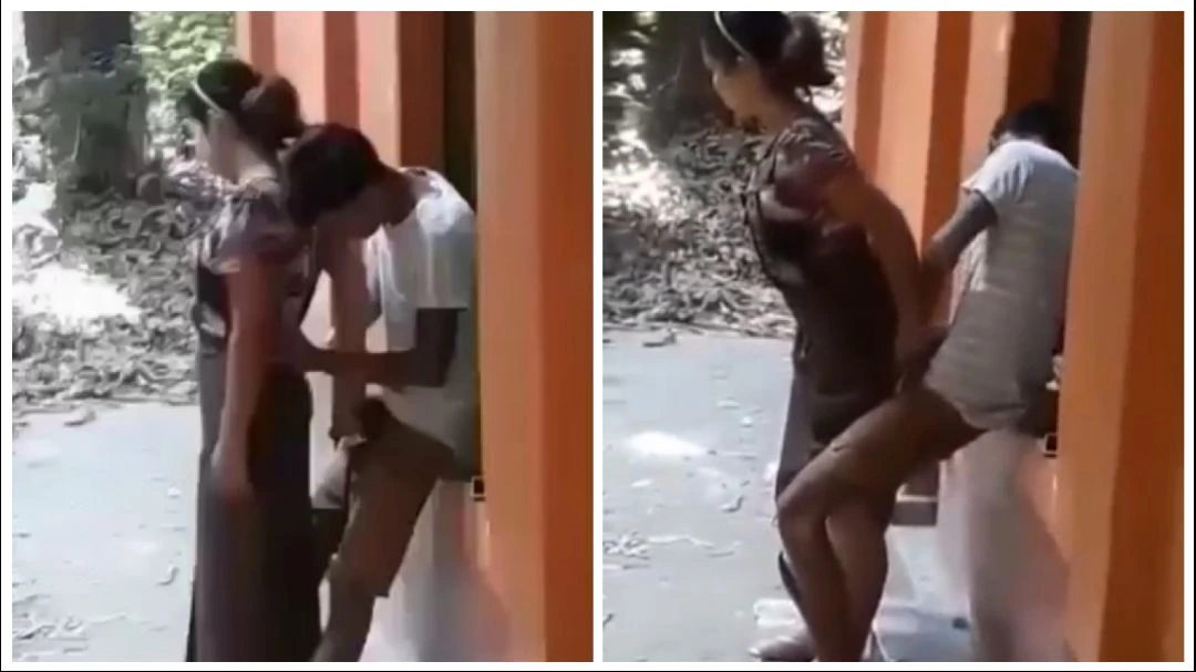 မြန်မာချောင်းရိုက် (၃) – Couple Standing Sex Spy Camera