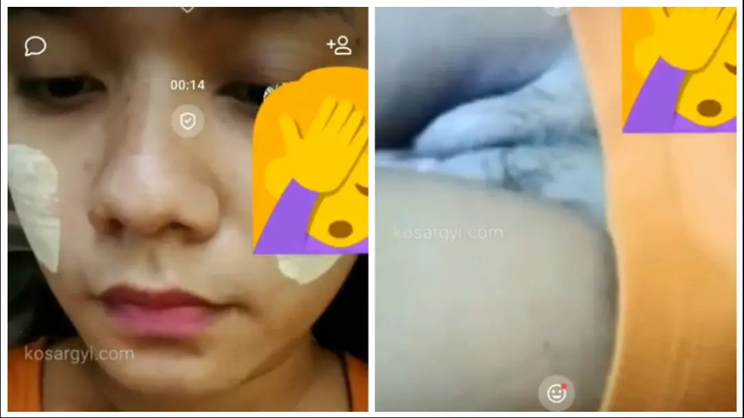 Video Call နဲ့ အဖုတ်ပြတဲ့ မမ – Lady Video Call Showing Pussy