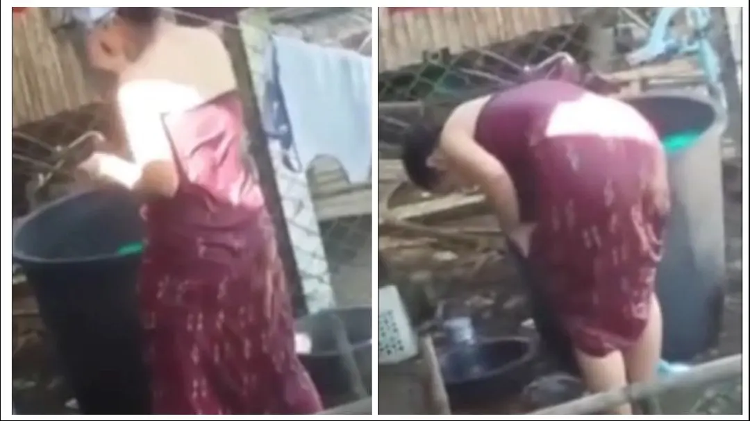 ရေချိုးချောင်းရိုက် (၂) – A Girl Shower Spy Camera