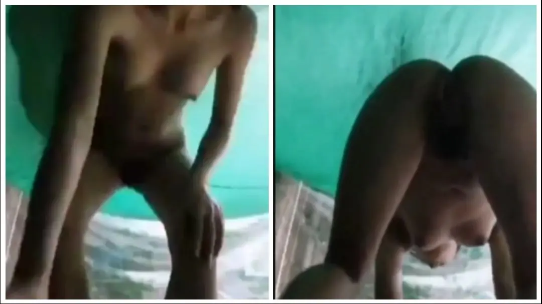 အထန်မလေး (၁၁) – Teen girl Showing Off In A Mosquito Net