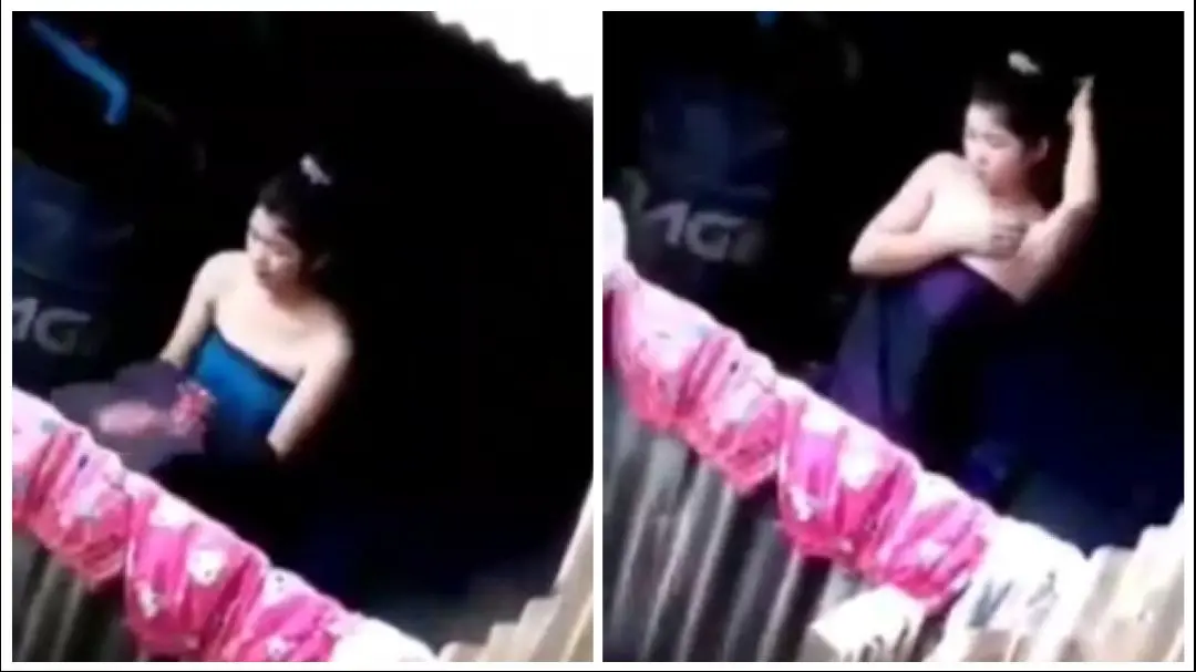 ရေချိုးချောင်းရိုက် (၄) – A Girl Shower Spy Camera